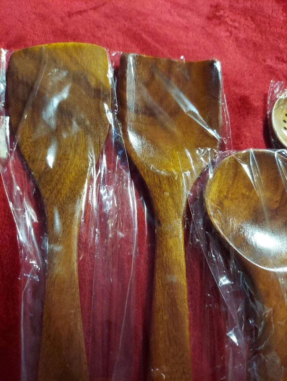 Set of 5: Luxury Wooden Spoon & Spatula Utensil Set